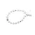 Bratara din cristale naturale Calcedonie A+ cu Argint 925, 2-8mm