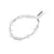 Bratara din cristale naturale Fluorit verde oval neregulat, 8-11mm