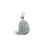 Pandantiv Amazonit Rusia oval cu montura argintie, 20mm