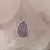 Pandantiv Lepidolit oval cu montura argintie, 20mm, imagine 2