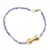 Bratara Ametist sfere fatetate 3mm si element decorativ cu Selenit