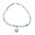 Bratara Larimar, Apatit si Acvamarin sfere si discuri fatetate, 3-10mm