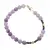 Bratara Lepidolit, Charoit, Turmalina neagra si Hematit auriu, 3-6mm