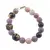 Bratara Lepidolit, Opal roz si Turmalina neagra sfere 10-12mm
