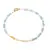 Bratara Opal de foc neregulat, Apatit discuri fatetate 4mm si Cuart sfere fatetate 3mm