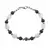 Bratara Turmalina neagra si Selenit sfere 6-8mm, Hematit 4mm