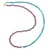 Colier Apatit sfere, Rubin sfere fatetate si Hematit auriu, 4mm