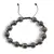 Bratara Bronzit si Agat negru sfere pe nod culisant, 4-10mm