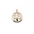 Pandantiv rotund din cupru placat cu aur roz 18k Pomul Vietii, 22mm