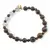 Bratara Bronzit, Ochi de tigru si Angel Aura Cuart sfere, 4-8mm