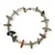 Bratara Cuart fumuriu si Turmalina multicolora, 4-12mm