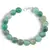 Bratara Agat verde sfere, 10mm
