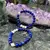 Bratara Lapis Lazuli si Perle de cultura sfere cu elemente argintii pe elastic, 8mm, imagine 6