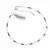 Bratara Cristal de stanca, Cuart roz si Hematit sfere fatetate si Argint 925, 2-3mm