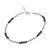 Bratara Cuart fumuriu sfere fatetate cu Argint 925, 3-4mm
