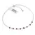 Bratara Granat si Cuart roz cu Argint 925, 3-4mm
