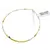 Bratara Opal galben sfere fatetate cu Argint 925, 2mm
