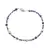 Bratara Sodalit si Safir sfere fatetate cu Argint 925, 2-4mm