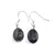 Cercei cu agatatoare Turmalina oval si Argint 925, 12mm