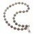 Colier Agat gri sfere, 4-10mm