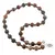 Colier Jasp Oceanic mat sfere, 4-10mm
