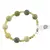 Bratara Jad olive mat sfere, 4-10mm