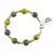 Bratara Jad olive sfere, 4-10mm