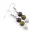 Cercei cu agatatoare Pesti cristale 8mm