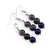 Set cercei cu agatatoare si pandantiv Fecioara cristale 8mm