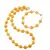 Set colier si bratara Calcit orange sfere, 4-10mm