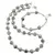 Set colier si bratara Jasp kiwi sfere, 4-10mm