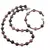 Set colier si bratara Rodonit sfere, 4-10mm