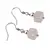 Cercei cu agatatoare Agat cub fatetat, 6-8mm
