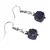 Cercei cu agatatoare Lapis Lazuli cub fatetat, 6-8mm