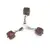 Pandantiv Unakit cub fatetat, 6-8mm