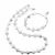 Set colier si bratara Howlit mat sfere, 4-10mm