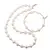 Set colier si bratara Magnezit sfere, 4-10mm