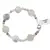 Bratara Cuart gri sfere, 4-12mm