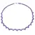 Colier Ametist briolete 7-8mm si discuri fatetate 4mm