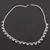 Colier Cuart roz briolete 8mm si discuri fatetate 3mm