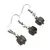 Set Cercei si Pandantiv Labradorit cub fatetat, 6-8mm