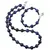 Set colier si bratara Ochi de tigru albastru sfere, 4-10mm