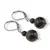 Cercei cu agatatoare Bronzit, sfere 10mm si 4mm