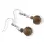 Cercei cu agatatoare Riolit, sfere 10mm si 4mm
