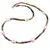 Colier Turmalina multicolora discuri fatetate 4mm si Perle de cultura 10mm