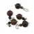 Pandantiv Jasp oceanic, sfere 10mm si 4mm