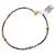 Bratara Granat Rhodolit, Spinel, Serafinit sfere fatetate 2mm si Hematit auriu sfere fatetate 4mm