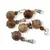 Pandantiv Agat Crazy Lace, sfere 10mm si 4mm