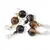 Pandantiv Agat maro, sfere 10mm si 4mm