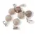 Pandantiv Jasp fosilic, sfere 10mm si 4mm